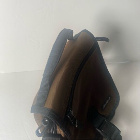 Eddie Bauer Brown Nylon Multi Compartment Crossbody Bag - Picture 10 of 14